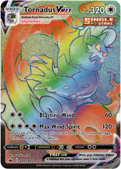 Tornadus VMAX Hyper Rare - 209/198 - Chilling Reign - Holo - Card Cavern