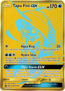 Tapu Fini GX Gold Secret Rare - SV92/SV94 - Hidden Fates - Holo - Card Cavern