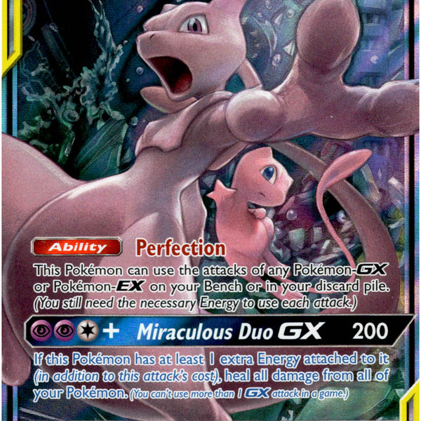 mewtwo and mew pokemon card Mewtwo & Mew GX - 71/236 - Unified Minds