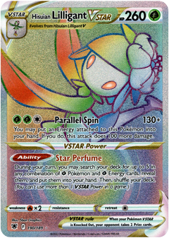 Hisuian Lilligant VSTAR Hyper Rare - 190/189 - Astral Radiance - Holo - Card Cavern