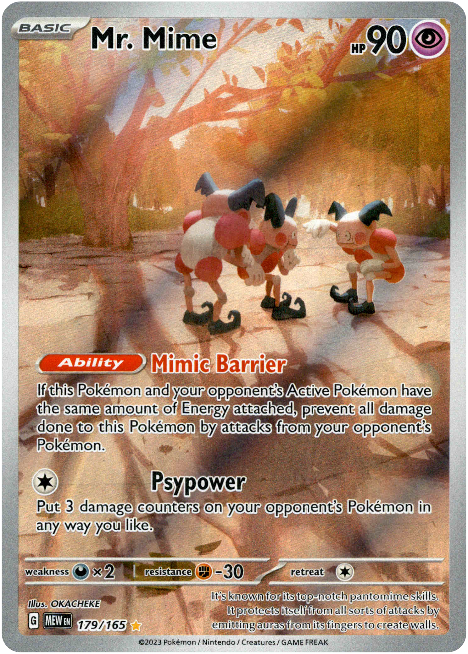 Mr. Mime - 179/165 - Scarlet & Violet 151 - Card Cavern