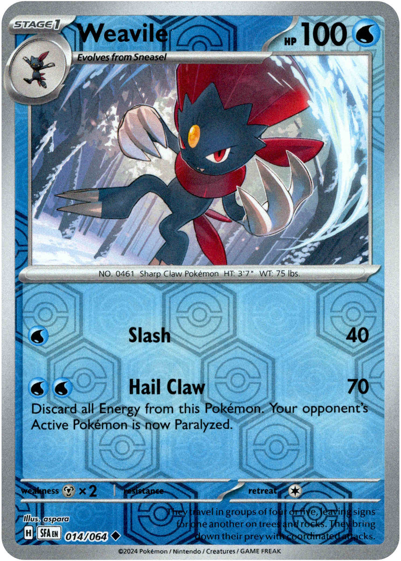 Weavile - 014/064 - Shrouded Fable