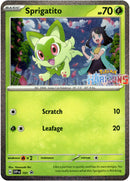 Sprigatito - SVP191 - Scarlet & Violet Promo - Card Cavern