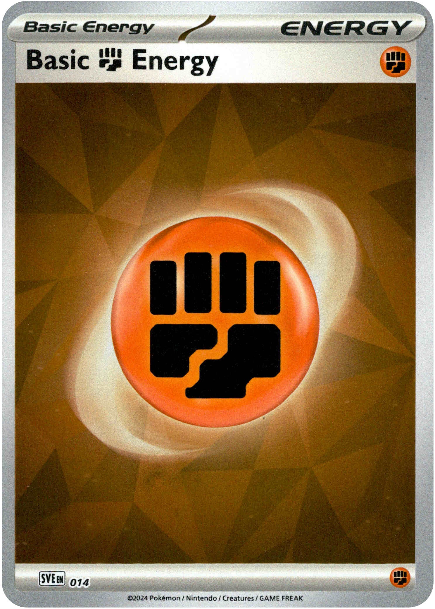 Basic Fighting Energy - 014 - Prismatic Evolutions - Reverse Holo - Card Cavern