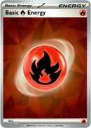 Basic Fire Energy - 010 - Prismatic Evolutions - Reverse Holo - Card Cavern