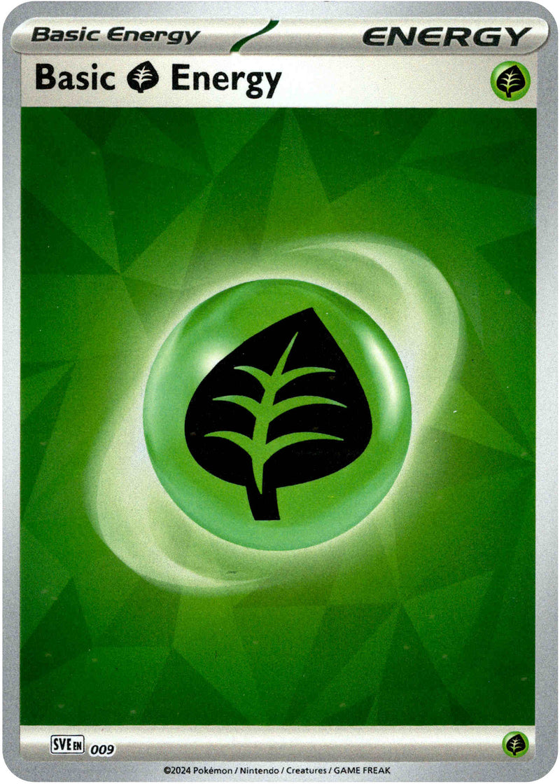 Basic Grass Energy - 009 - Prismatic Evolutions - Reverse Holo Basic Grass Energy - 009 - Prismatic Evolutions - Reverse Holo