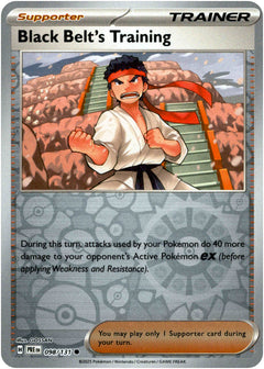 Black Belt's Training - 098/131 - Prismatic Evolutions - Reverse Holo - Card Cavern