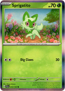 Sprigatito - 013/193 - Paldea Evolved - Holo - Card Cavern
