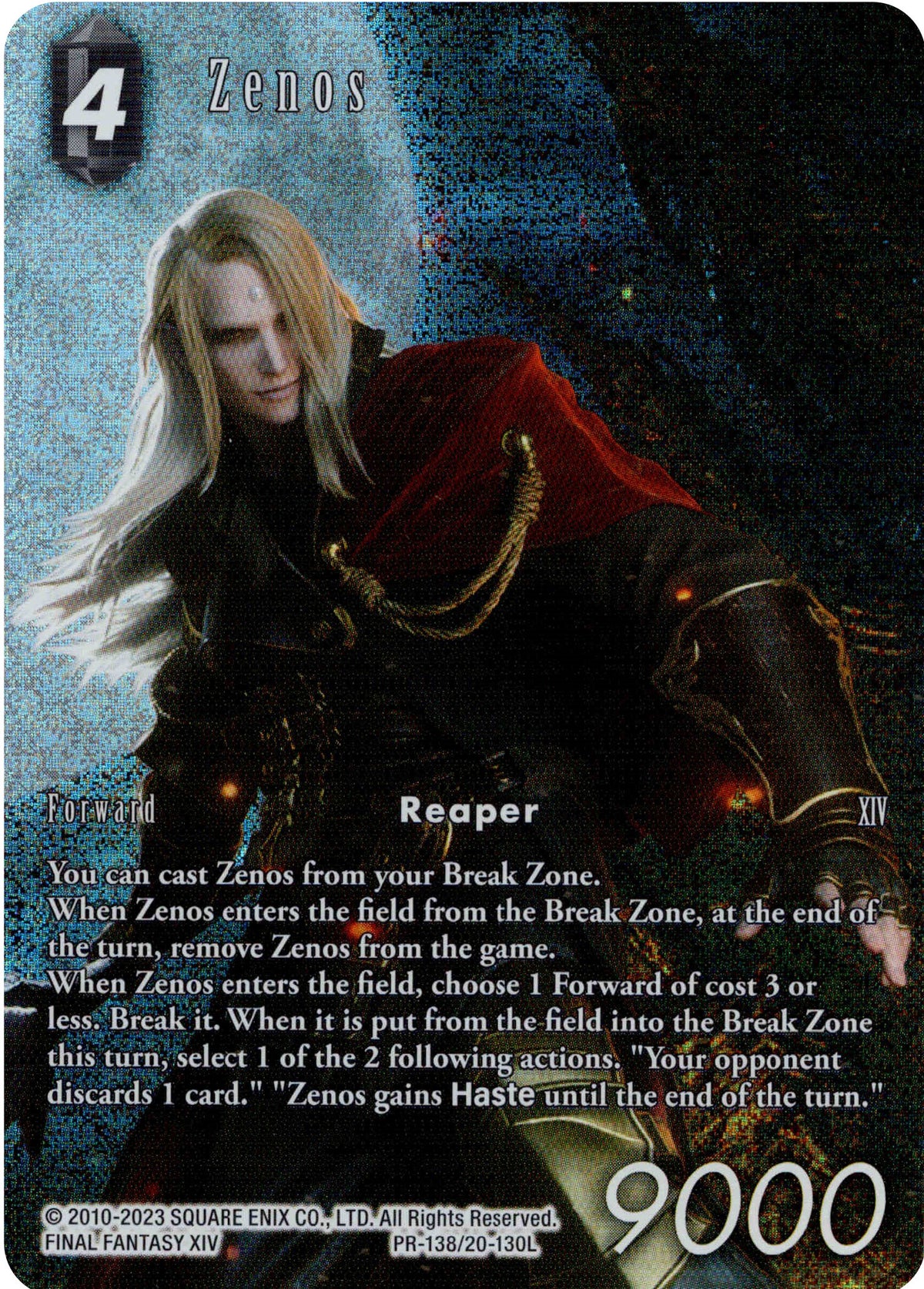 Zenos Full Art - PR-138/20-130L - Final Fantasy Promo - Foil - Card Cavern