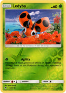 Ledyba - 9/147 - Burning Shadows - Reverse Holo - Card Cavern