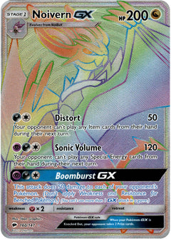 Noivern GX Hyper Rare - 160/147 - Burning Shadows - Holo - Card Cavern