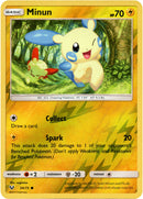 Minun - 34/73 - Shining Legends - Reverse Holo - Card Cavern