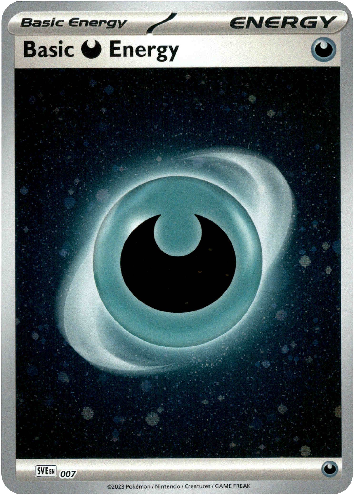Basic Darkness Energy - 007 - Scarlet & Violet 151 - Galaxy Holo - Card Cavern
