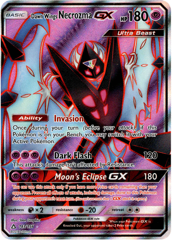 Dawn Wings Necrozma GX (Full Art) - Holofoil SM Ultra Prism