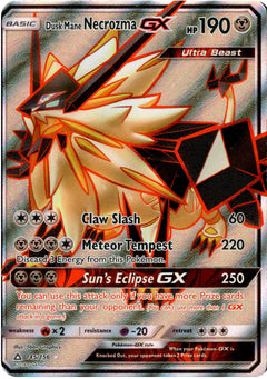 Dusk Mane Necrozma GX Full Art - 145/156 - Ultra Prism - Holo - Card Cavern