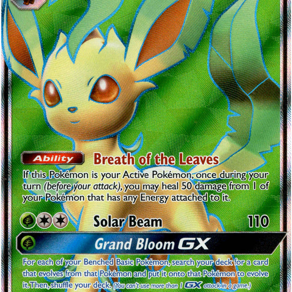 leafeon gx pokemon card Leafeon GX Full Art - 139/156 - Ultra Prism