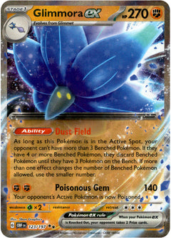 Glimmora ex - 123/197 - Obsidian Flames - Holo - Card Cavern