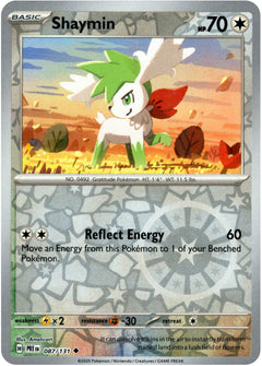 Shaymin - 087/131 - Prismatic Evolutions - Reverse Holo - Card Cavern