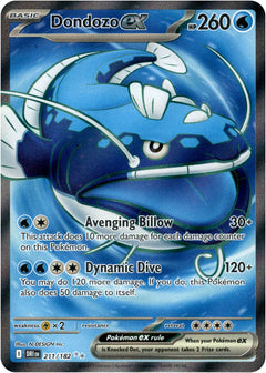 Dondozo ex - 211/182 - Destined Rivals - Holo - Card Cavern