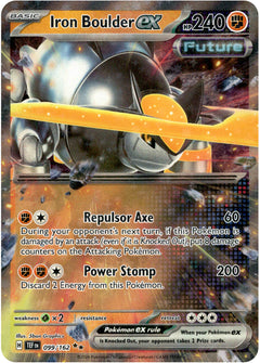 Iron Boulder ex - 099/162 - Temporal Forces - Holo - Card Cavern