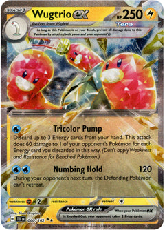 Wugtrio ex - 060/162 - Temporal Forces - Holo - Card Cavern