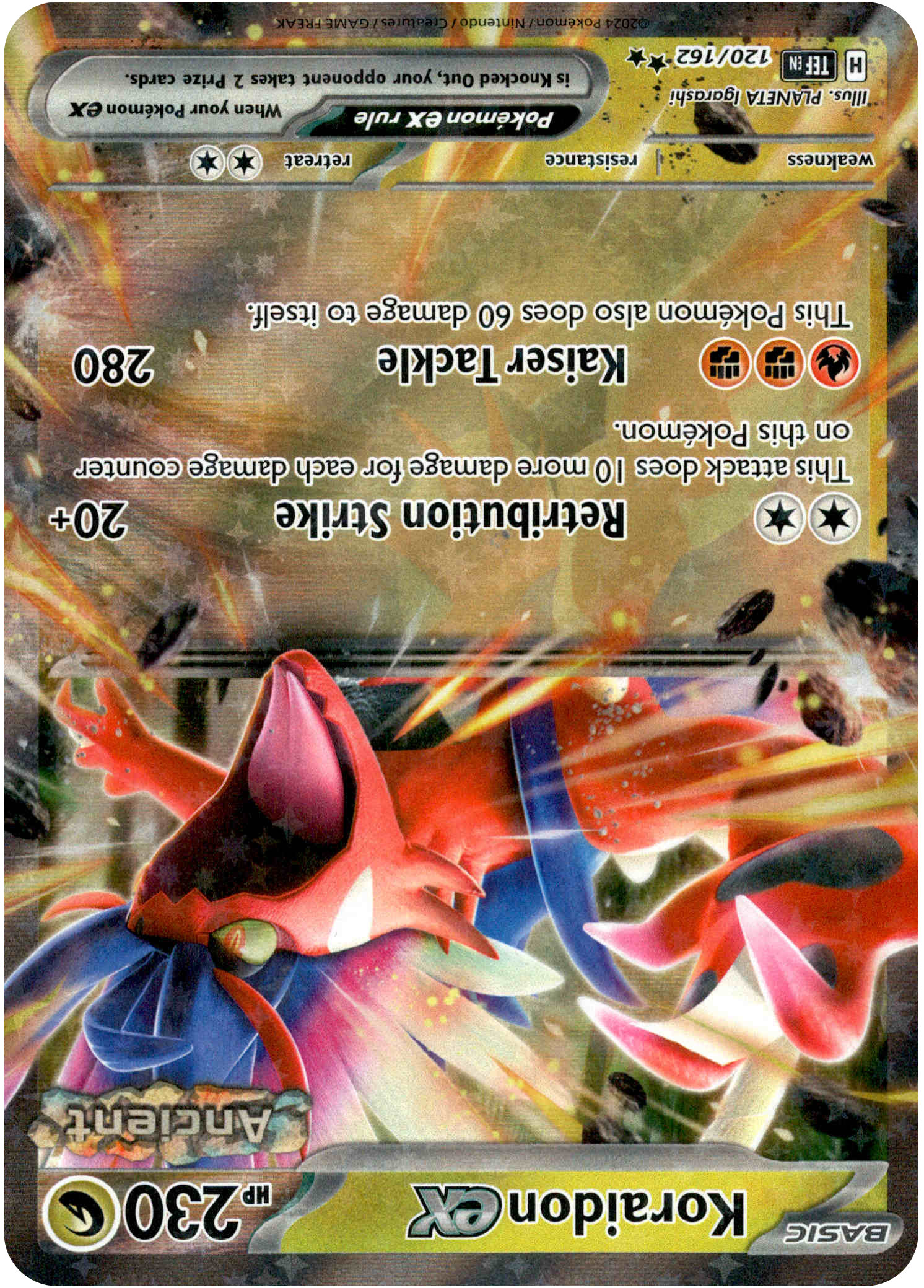Koraidon ex - 120/162 - Temporal Forces - Holo - Card Cavern
