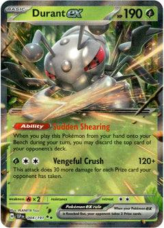 Durant ex - 004/191 - Surging Sparks - Holo - Card Cavern