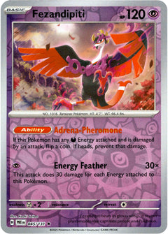 Fezandipiti - 045/131 - Prismatic Evolutions - Reverse Holo - Card Cavern