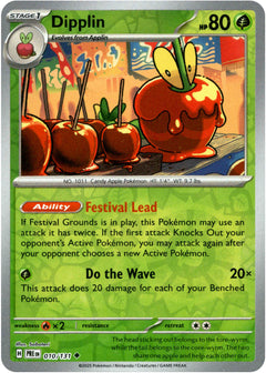 Dipplin - 010/131 - Prismatic Evolutions - Reverse Holo - Card Cavern