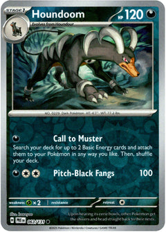 Houndoom - 063/131 - Prismatic Evolutions - Reverse Holo - Card Cavern
