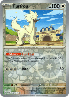 Furfrou - 088/131 - Prismatic Evolutions - Reverse Holo - Card Cavern