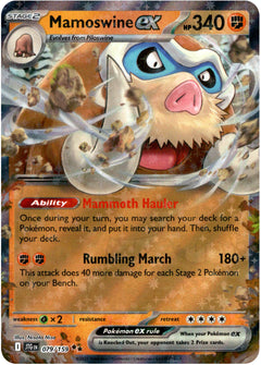 Mamoswine ex - 079/159 - Journey Together - Holo - Card Cavern