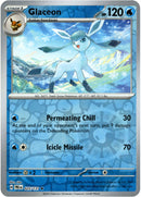 Glaceon - 025/131 - Prismatic Evolutions - Reverse Holo - Card Cavern