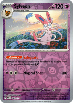 Sylveon - 040/131 - Prismatic Evolutions - Reverse Holo - Card Cavern