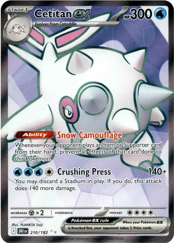 cetitan pokemon card value holographic Cetitan 2023 Scarlet & Violet: Paldea Evolved #055/193 Reverse Holo Price Guide