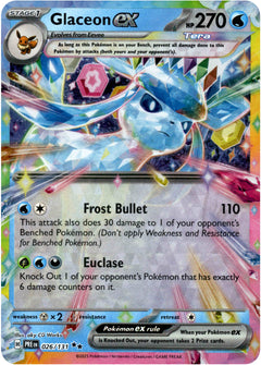 Glaceon ex - 026/131 - Prismatic Evolutions - Holo - Card Cavern