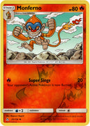 Monferno - 22/156 - Ultra Prism - Reverse Holo - Card Cavern