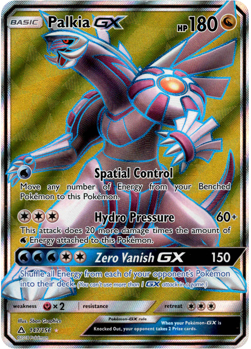 Palkia GX Full Art - 147/156 - Ultra Prism