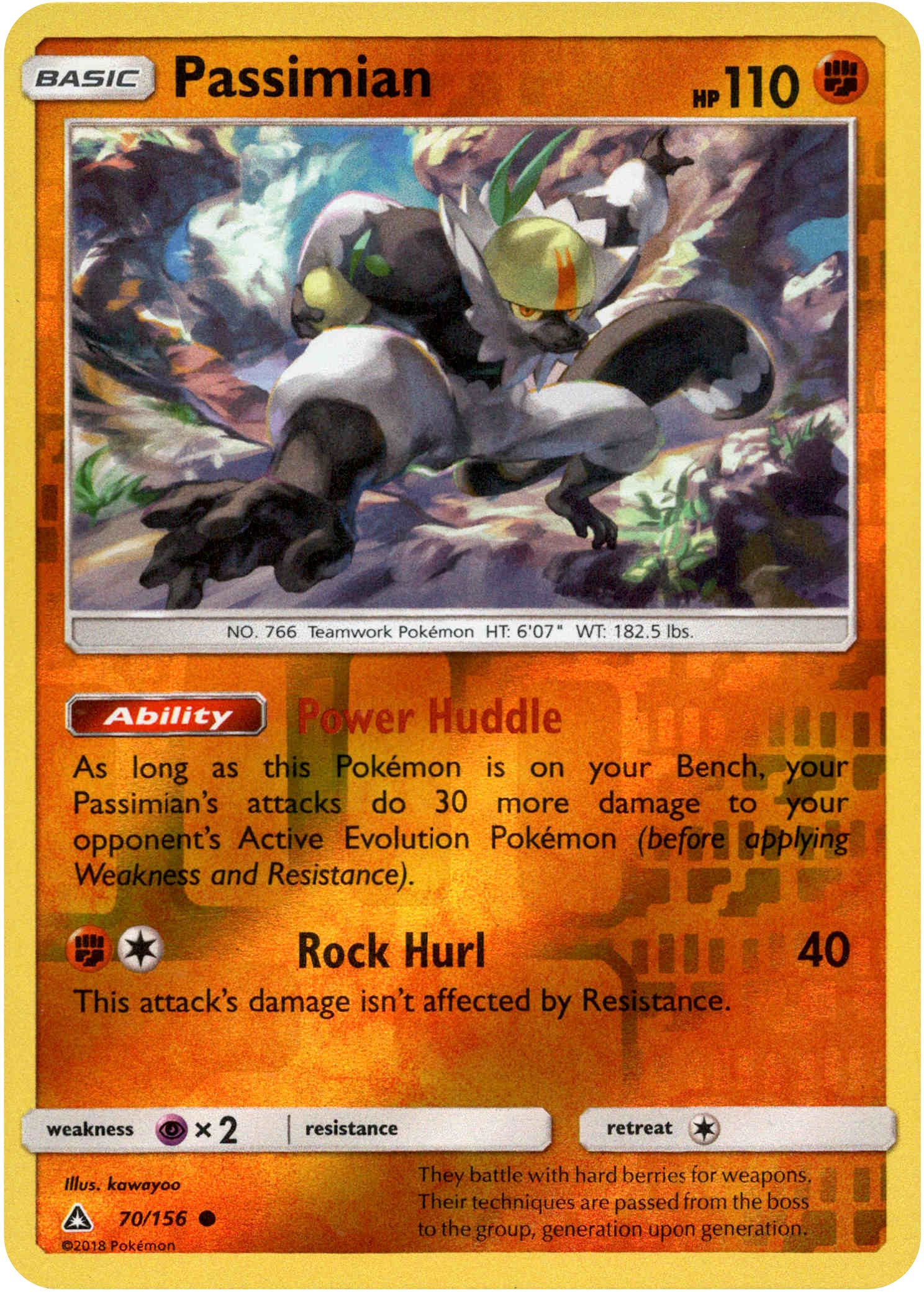 Passimian - 70/156 - Ultra Prism - Reverse Holo - Card Cavern