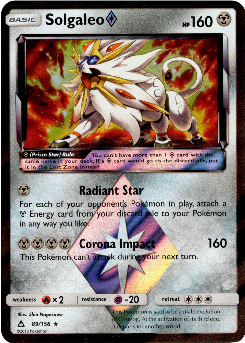 Solgaleo Prism Star - 89/156 - Ultra Prism