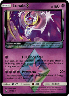 Lunala Prism - 62/156 - Ultra Prism - Card Cavern