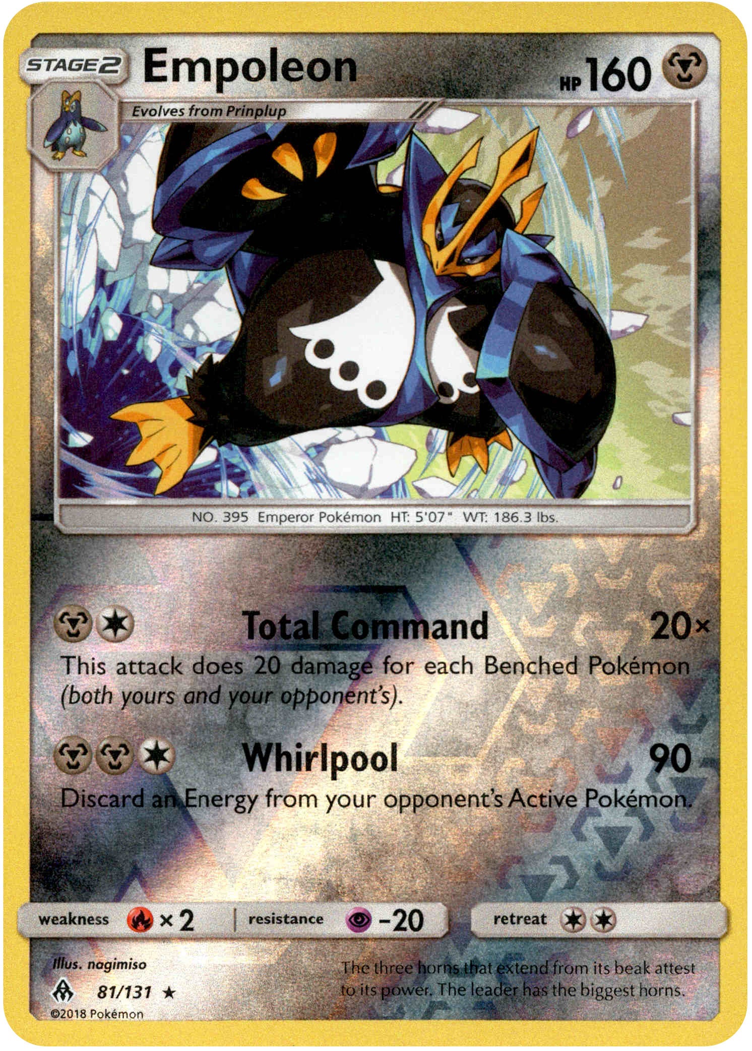 Empoleon - 81/131 - Forbidden Light - Reverse Holo - Card Cavern