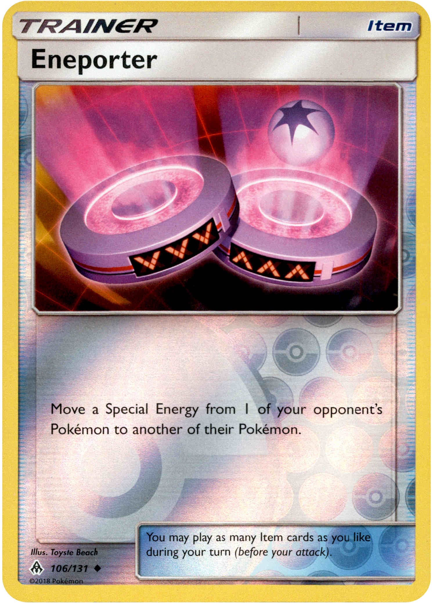 Eneporter - 106/131 - Forbidden Light - Reverse Holo - Card Cavern