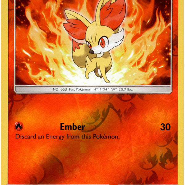 Fennekin - 14/131 - Forbidden Light - Reverse Holo  Card Cavern Trading  Cards, LLC