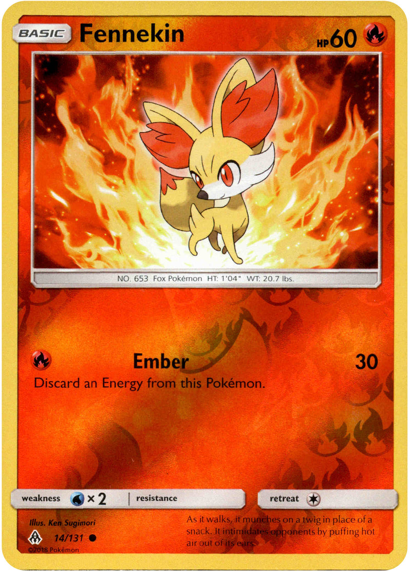 Fennekin - 14/131 - Forbidden Light