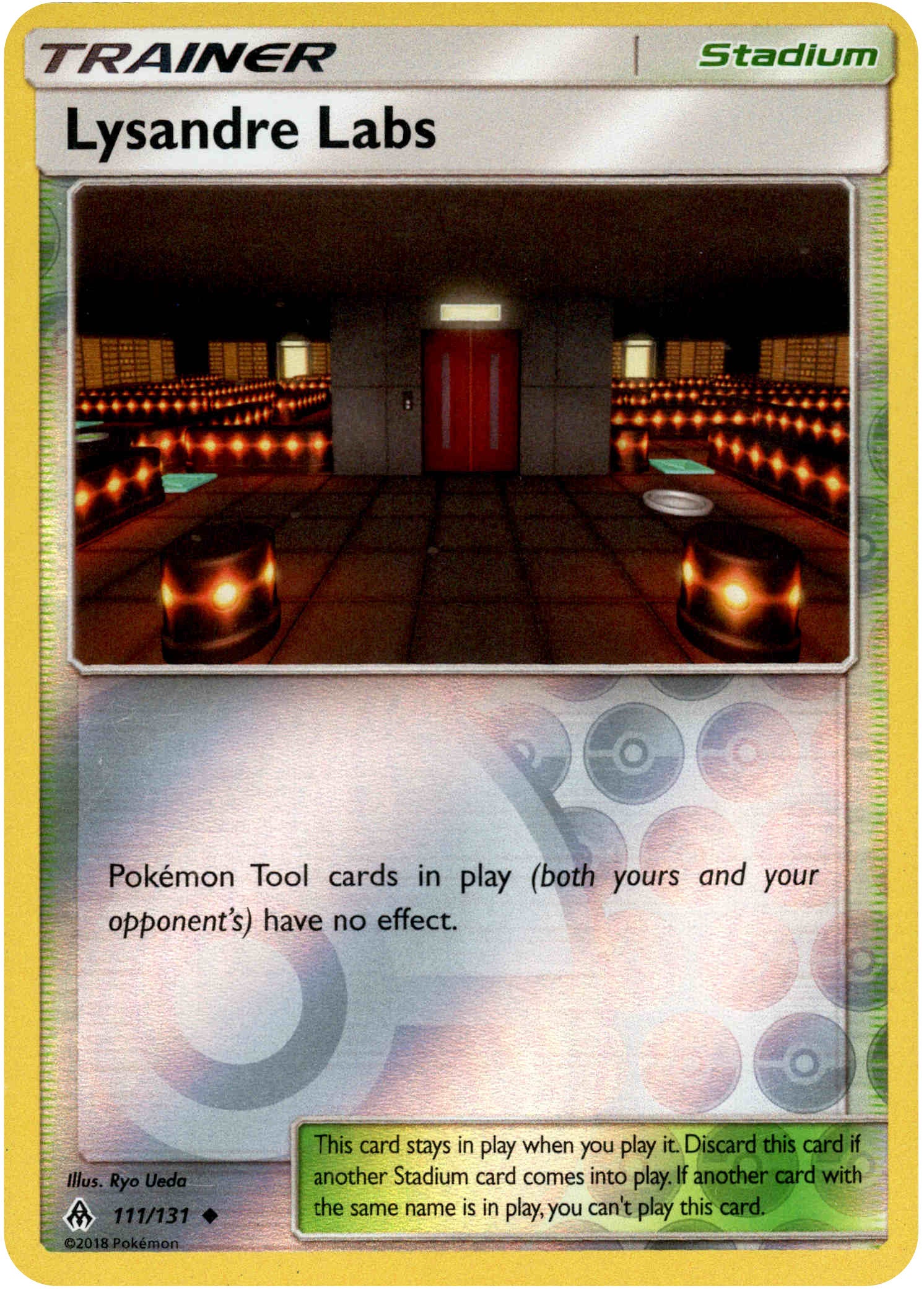 Lysandre Labs - 111/131 - Forbidden Light - Reverse Holo - Card Cavern