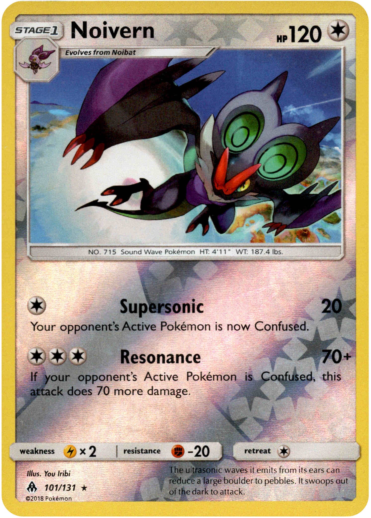 Noivern - 101/131 - Forbidden Light - Reverse Holo - Card Cavern