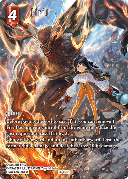 Ifrit - 25-004H - Tears of the Planet - Full Art Foil - Card Cavern