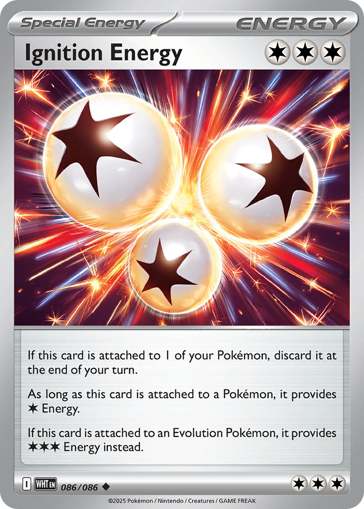 Ignition Energy - 086/086 - White Flare - Card Cavern