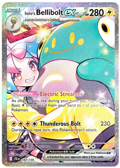 Iono's Bellibolt ex - 183/159 - Journey Together - Holo - Card Cavern